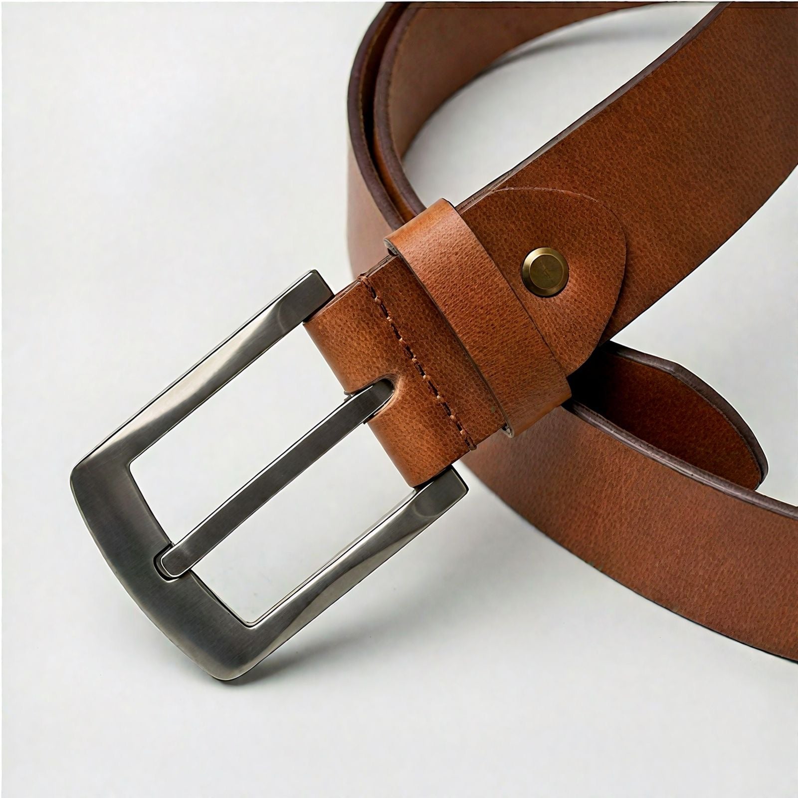 The Artisan Tan Leather Belt