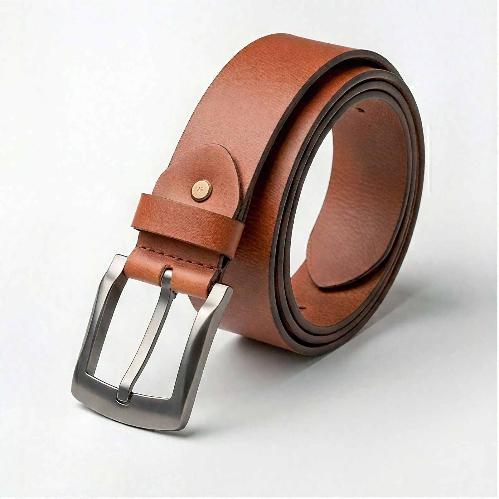 The Artisan Tan Leather Belt