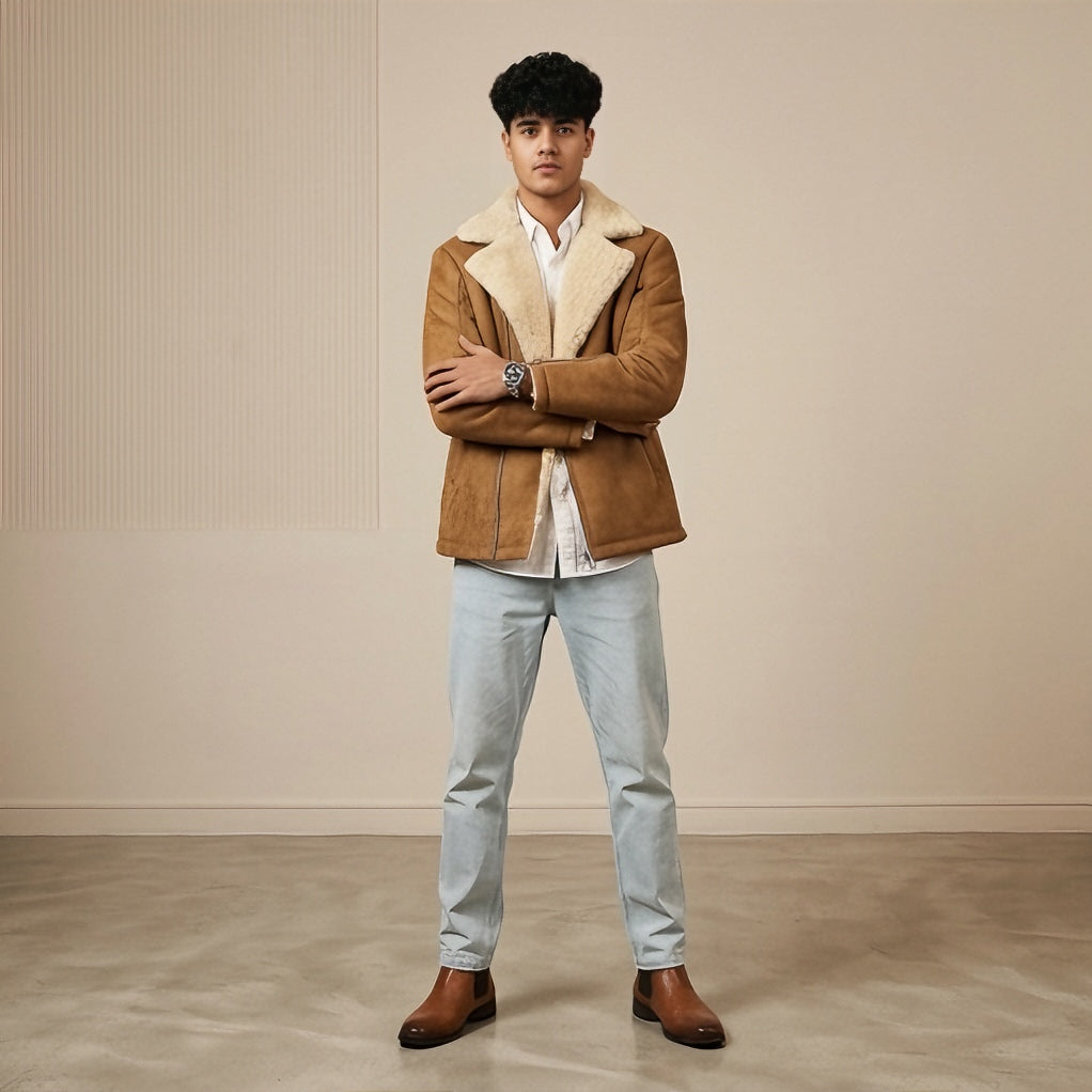 Sheep leather jacket